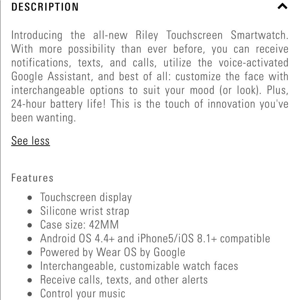 Marc Jacobs Riley Smartwatch - Picture 4 of 4